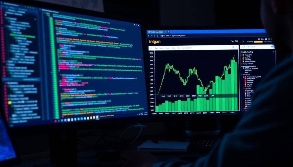 Generate an image of a developer implementing the Crypto Fear & Greed Index widget on their website.