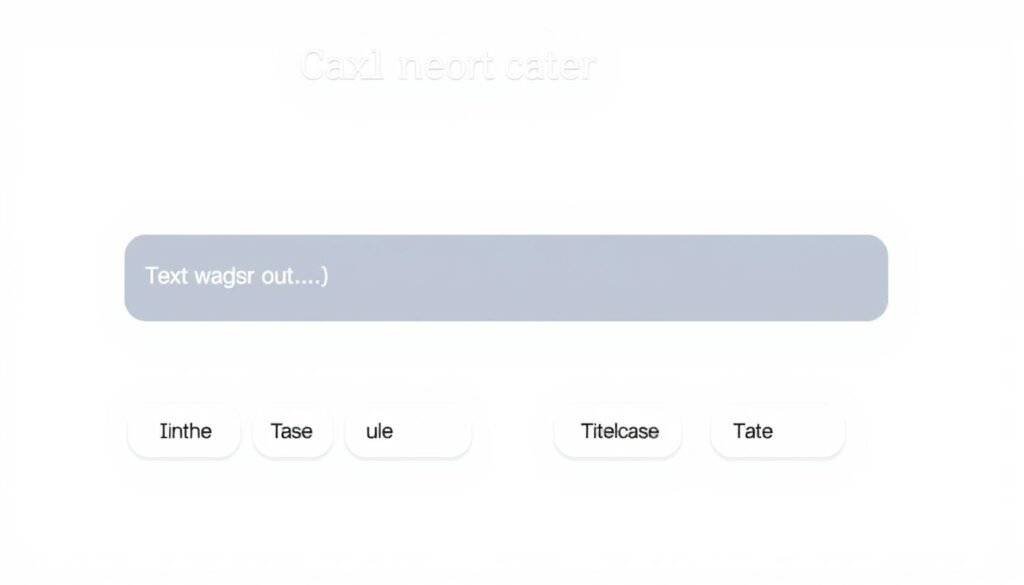 Generate an image of a simple online case converter tool interface.