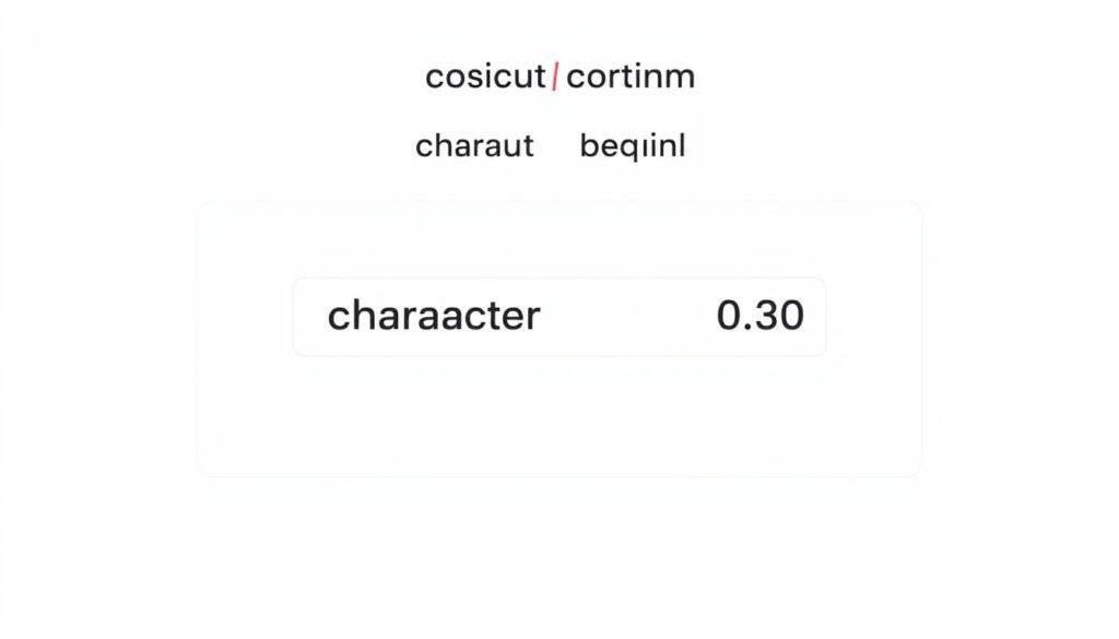 Generate an image of a simple online character counter tool interface.